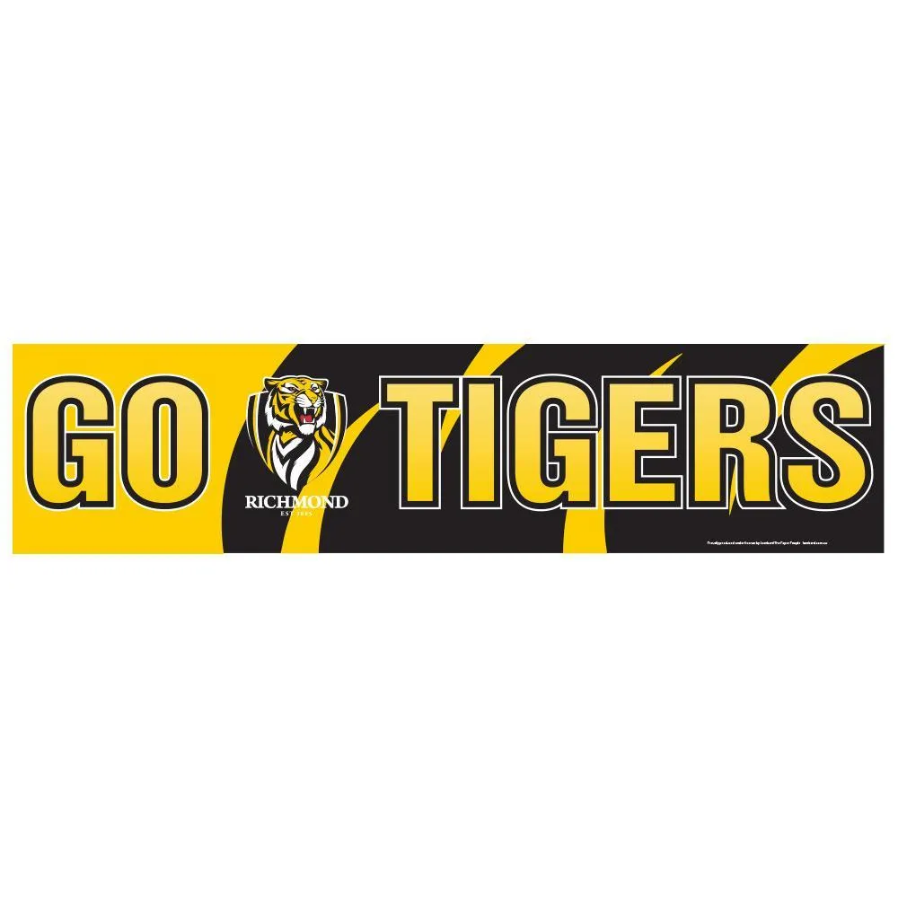 AFL Go Tigers Football Banner