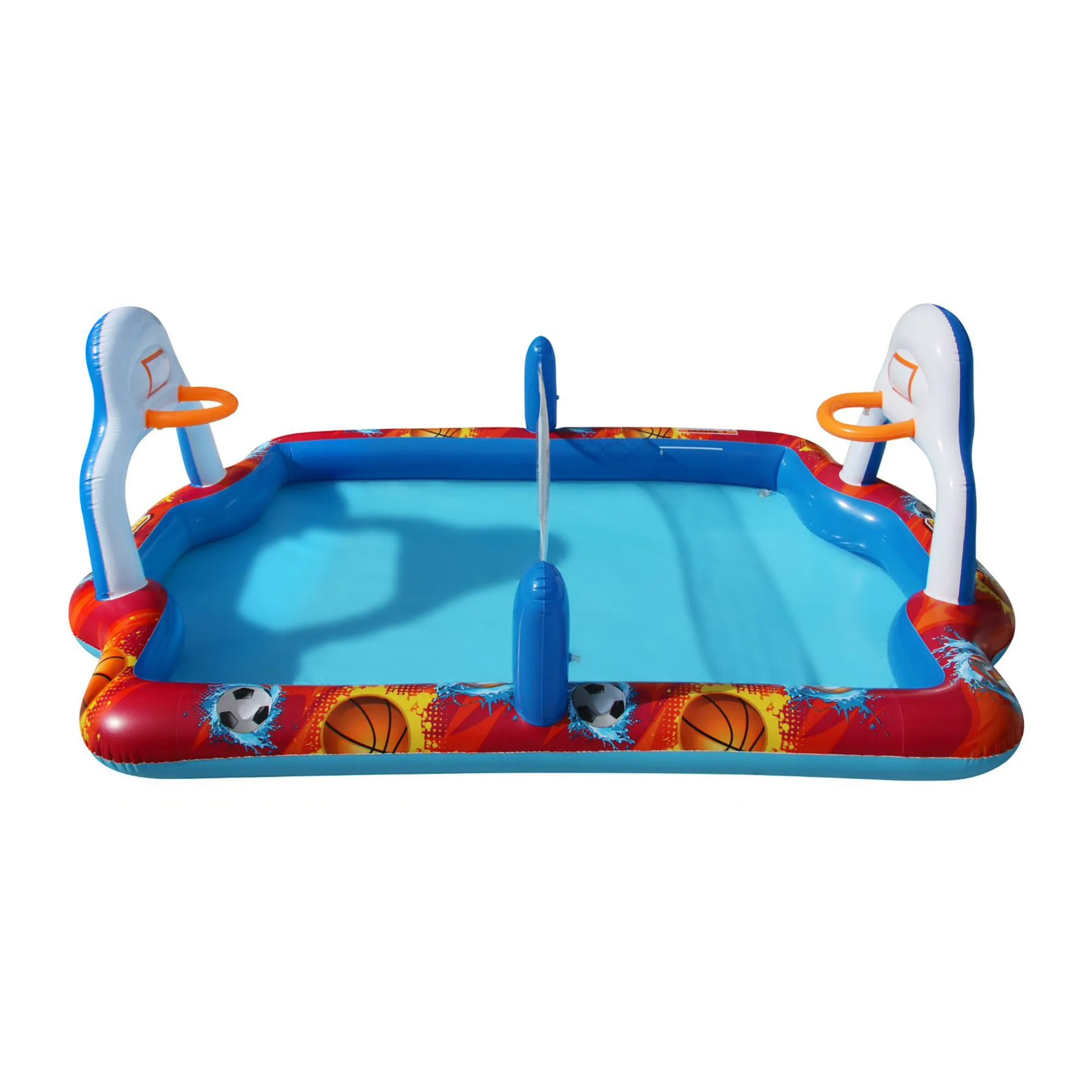 Banzai Outdoor Inflatable Sports Arena 4 In 1 Play Center Water Pool, Ages 3 
