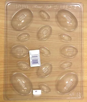 Chocolate Mould- Rugby Balls 189