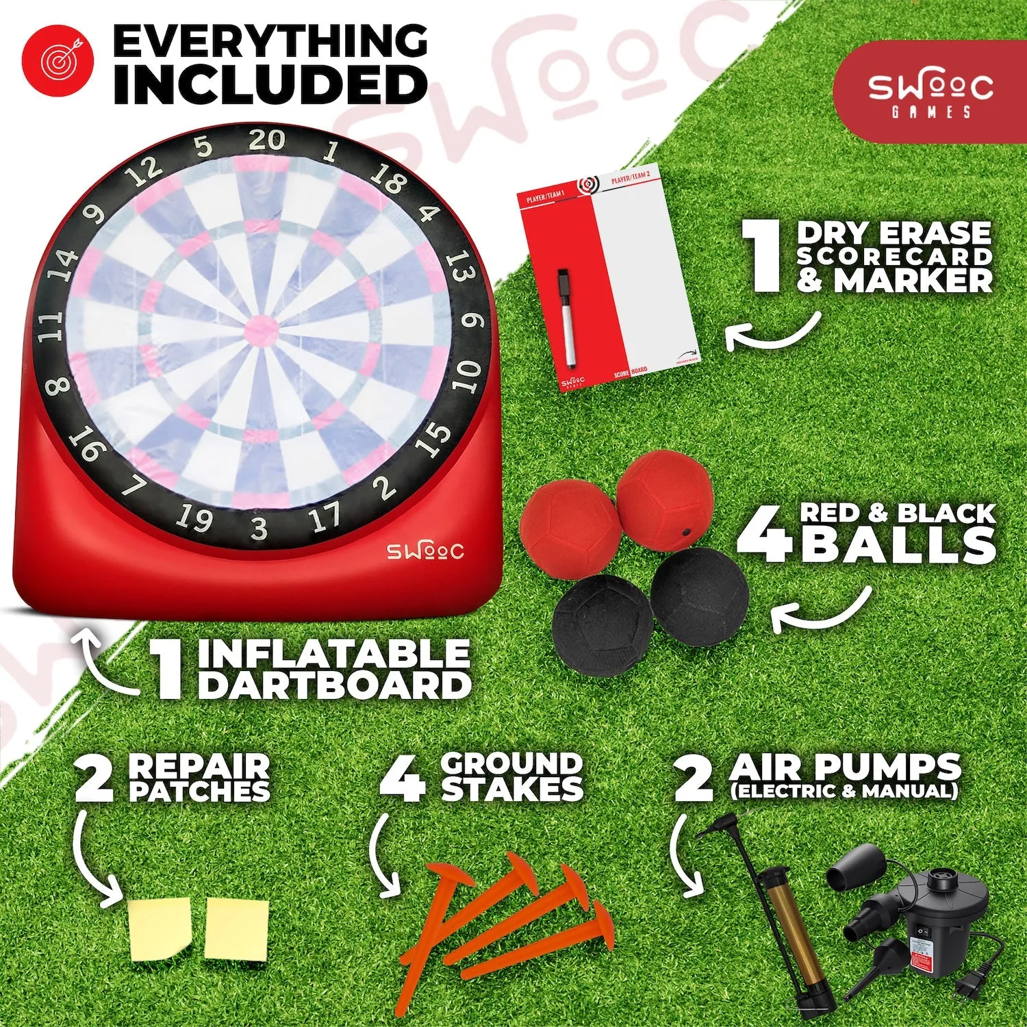 Giant Kick Darts Game