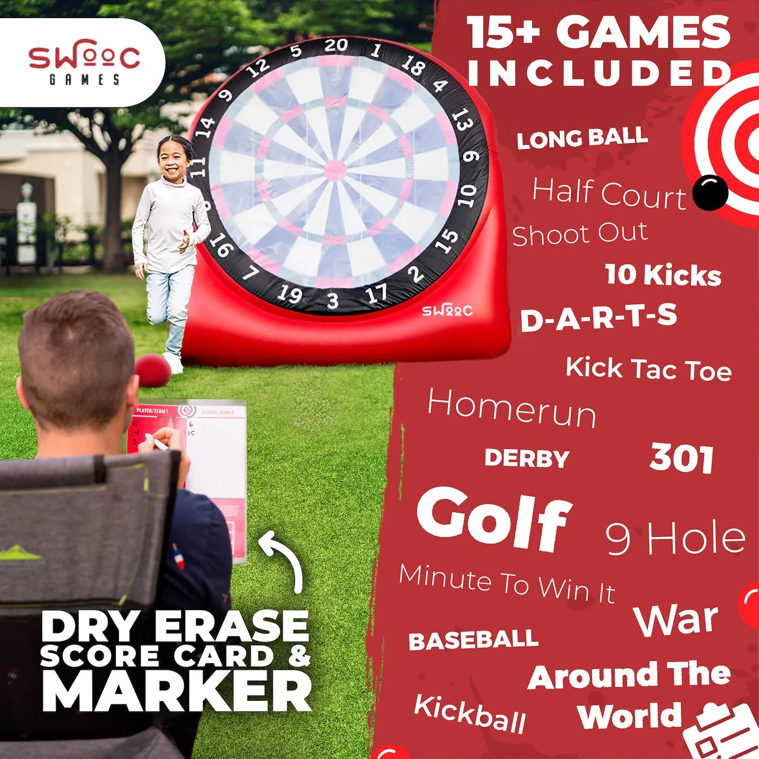 Giant Kick Darts Game