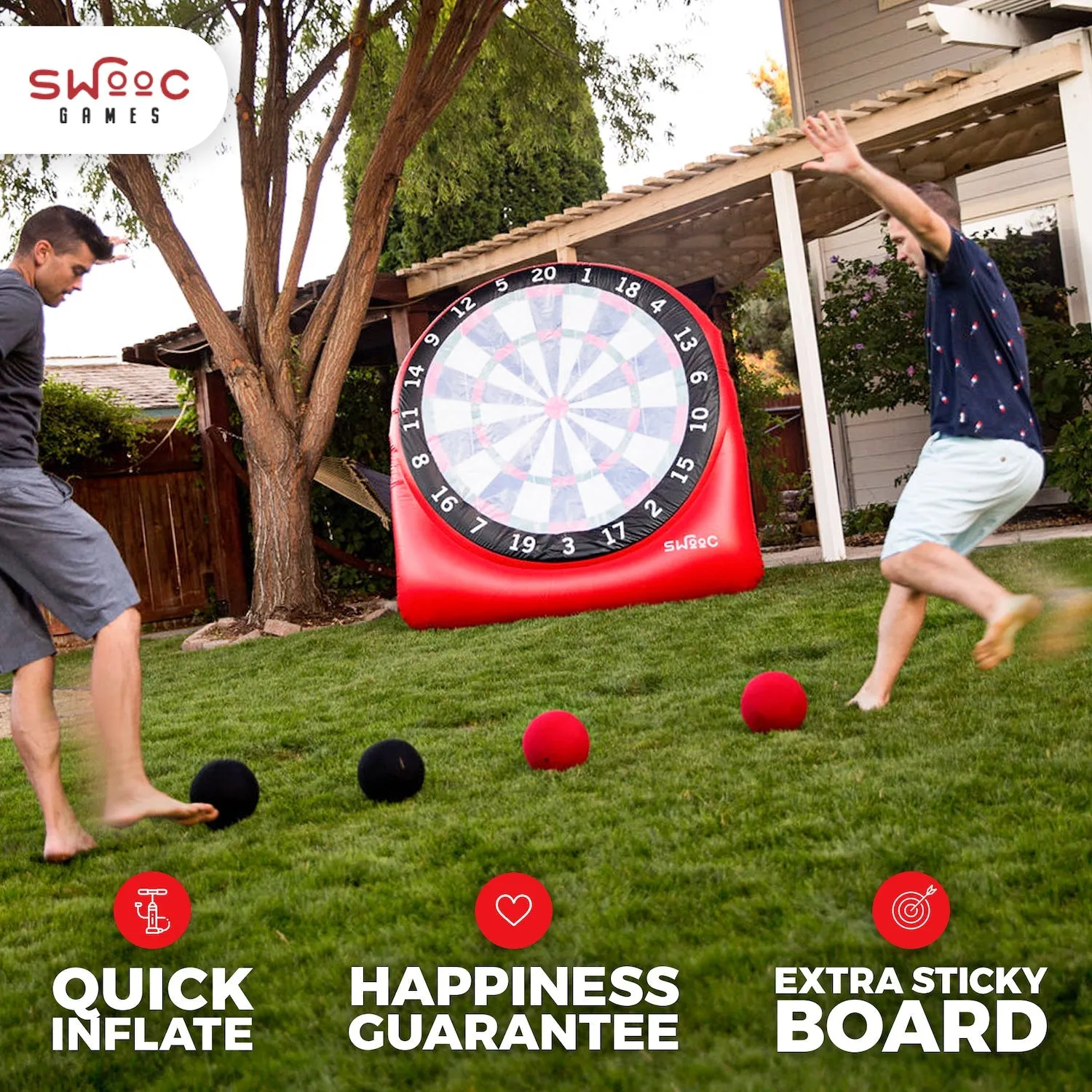 Giant Kick Darts Game