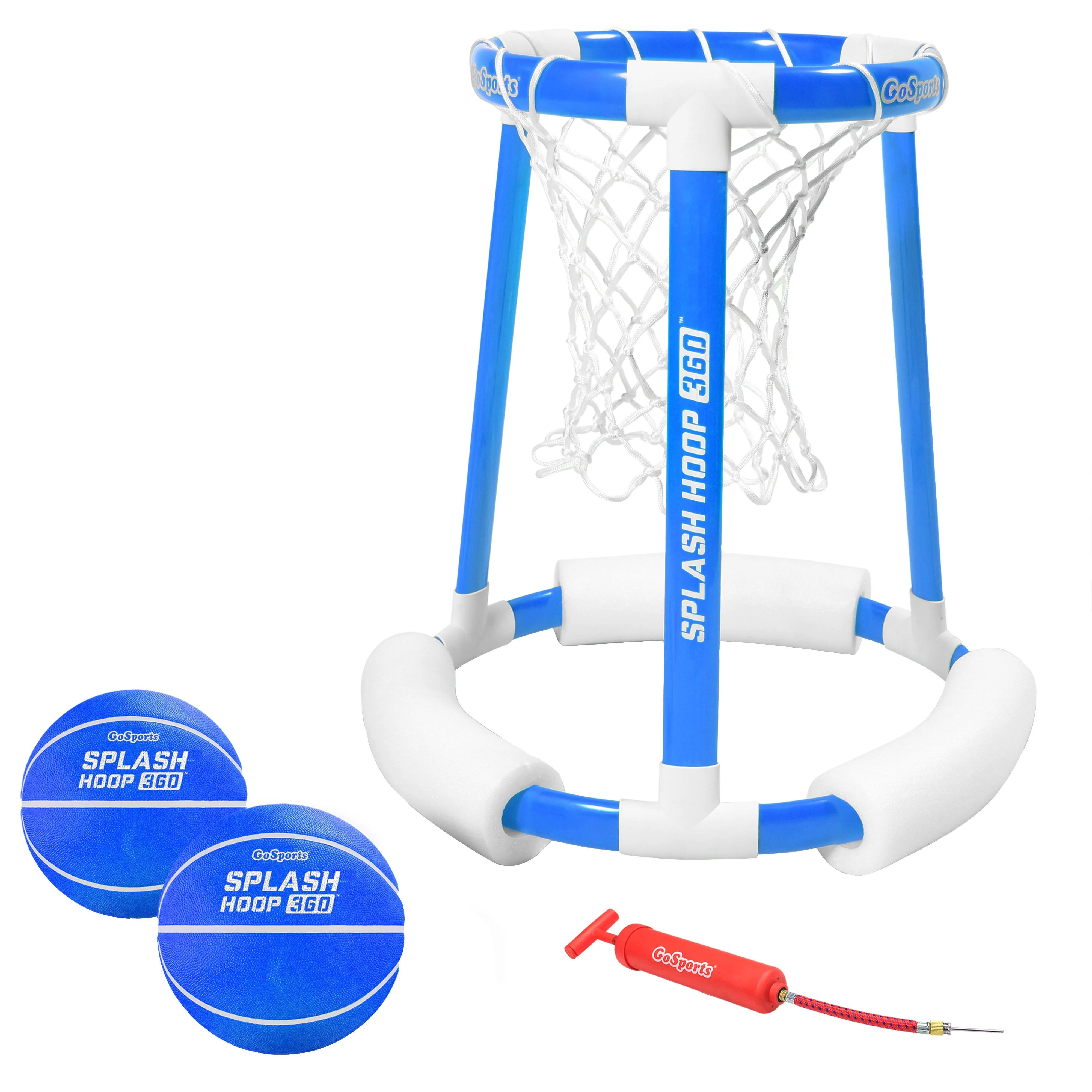 GoSports 360 Floating Pool Basketball Game -Blue